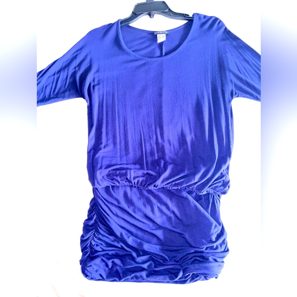Ruched skirt dress